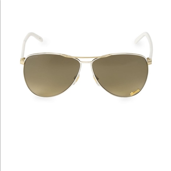 Gucci Accessories - 🎉SOLD🎉NEW Gold Gucci Aviator Sunglasses